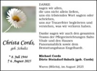 eine Anzeige
